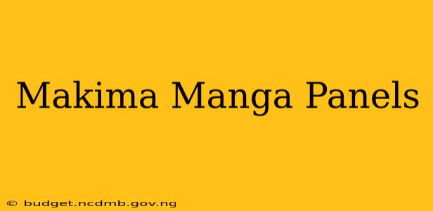Makima Manga Panels