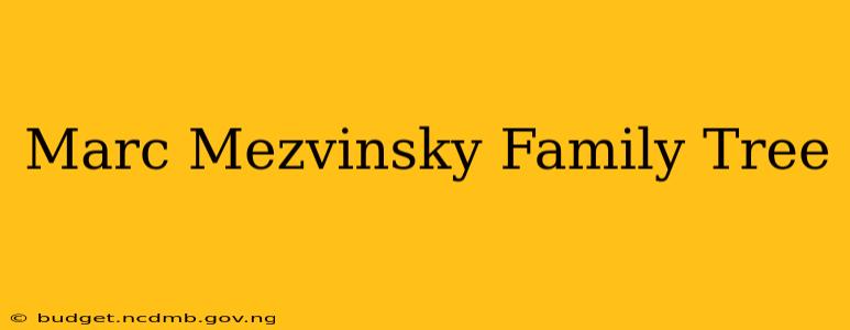 Marc Mezvinsky Family Tree