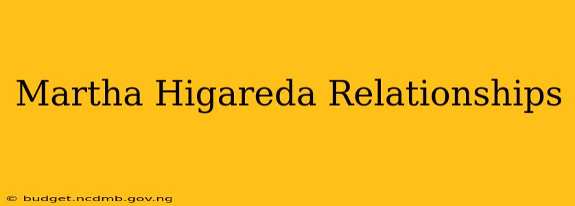 Martha Higareda Relationships