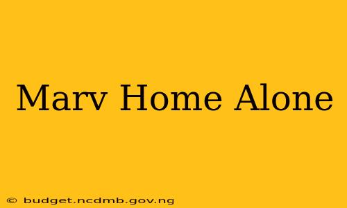 Marv Home Alone