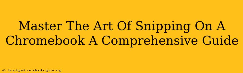 Master The Art Of Snipping On A Chromebook A Comprehensive Guide