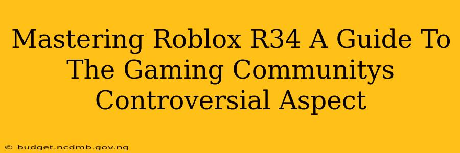 Mastering Roblox R34 A Guide To The Gaming Communitys Controversial Aspect