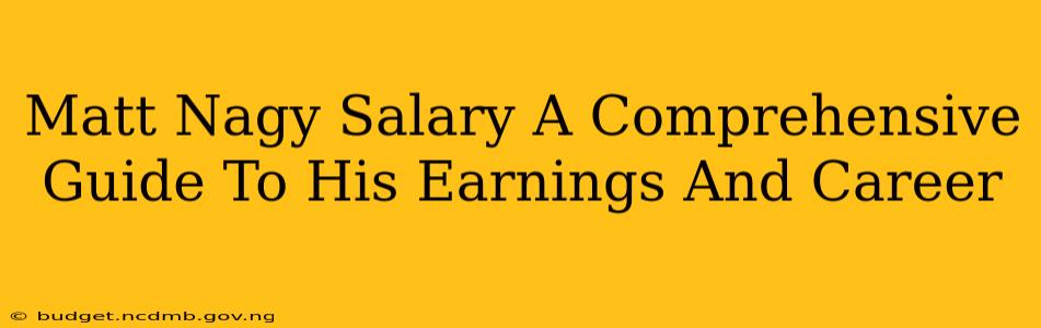 Matt Nagy Salary A Comprehensive Guide To His Earnings And Career