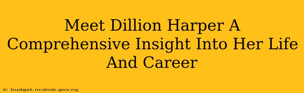 Meet Dillion Harper A Comprehensive Insight Into Her Life And Career