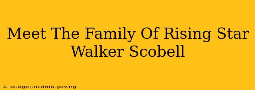 Meet The Family Of Rising Star Walker Scobell