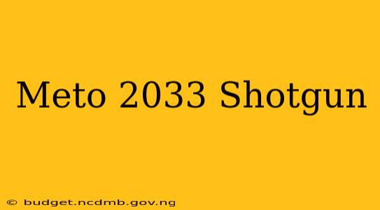 Meto 2033 Shotgun