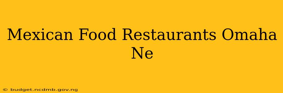 Mexican Food Restaurants Omaha Ne