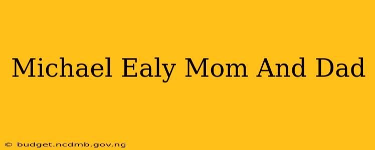 Michael Ealy Mom And Dad