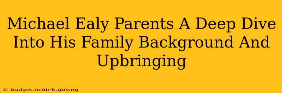 Michael Ealy Parents A Deep Dive Into His Family Background And Upbringing