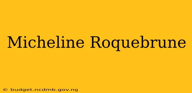 Micheline Roquebrune