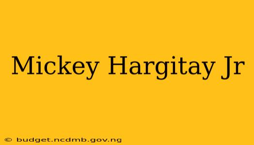 Mickey Hargitay Jr