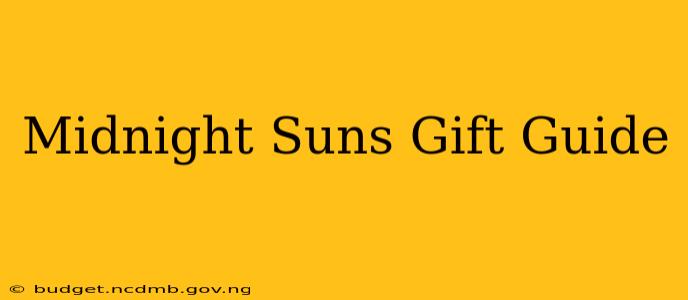 Midnight Suns Gift Guide