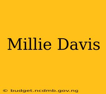 Millie Davis