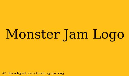 Monster Jam Logo