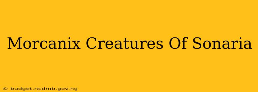 Morcanix Creatures Of Sonaria