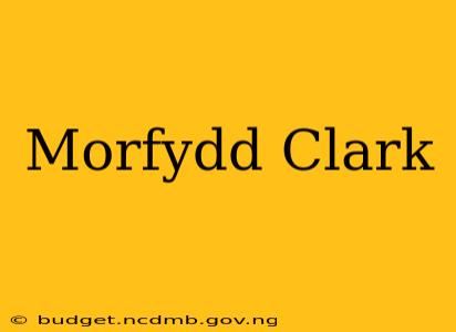 Morfydd Clark
