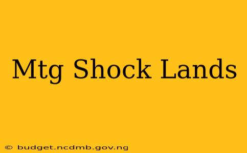 Mtg Shock Lands