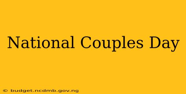National Couples Day