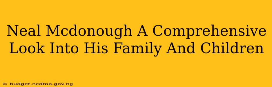 Neal Mcdonough A Comprehensive Look Into His Family And Children