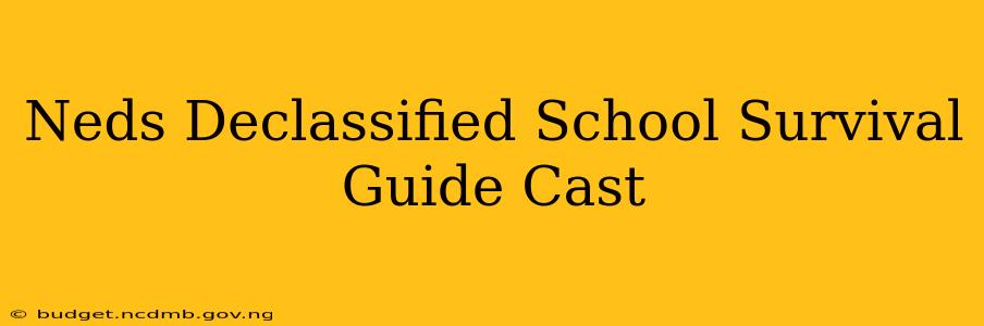 Neds Declassified School Survival Guide Cast