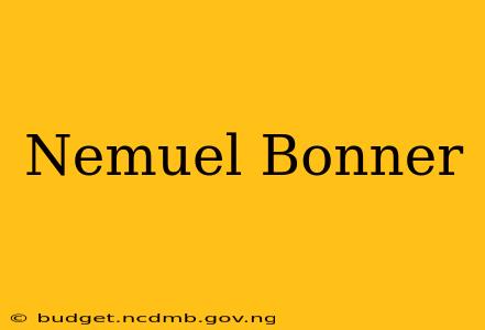 Nemuel Bonner