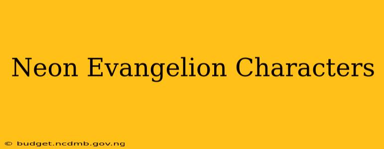 Neon Evangelion Characters