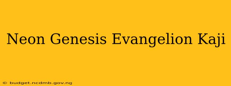 Neon Genesis Evangelion Kaji
