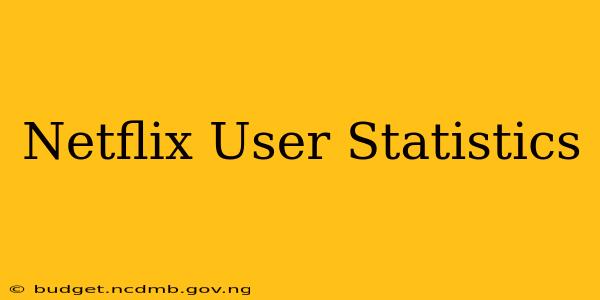 Netflix User Statistics