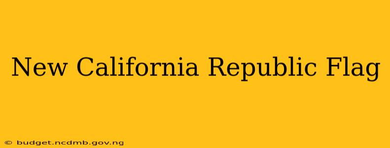 New California Republic Flag