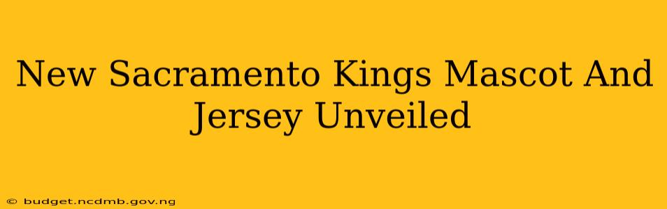 New Sacramento Kings Mascot And Jersey Unveiled