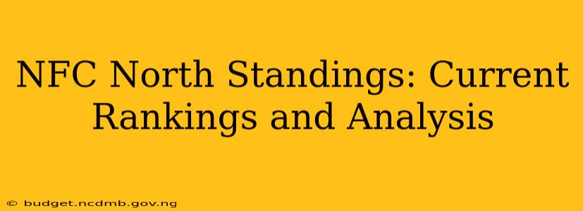NFC North Standings: Current Rankings and Analysis