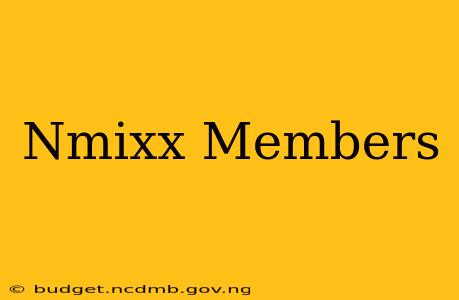 Nmixx Members