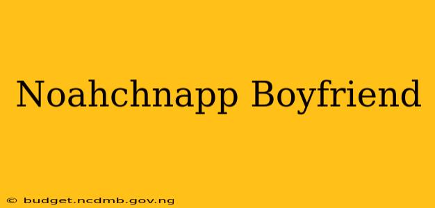 Noahchnapp Boyfriend