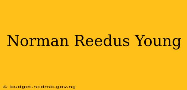 Norman Reedus Young