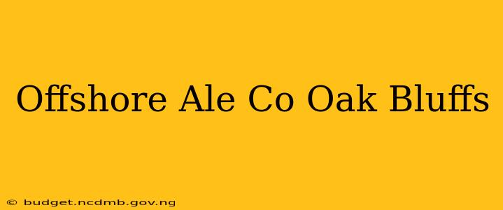 Offshore Ale Co Oak Bluffs