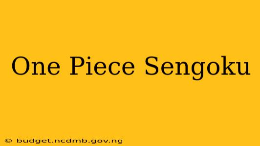 One Piece Sengoku