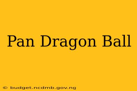 Pan Dragon Ball