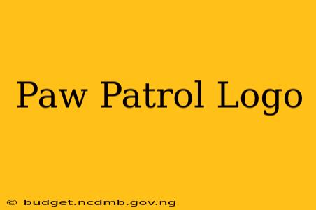Paw Patrol Logo