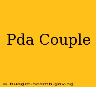 Pda Couple