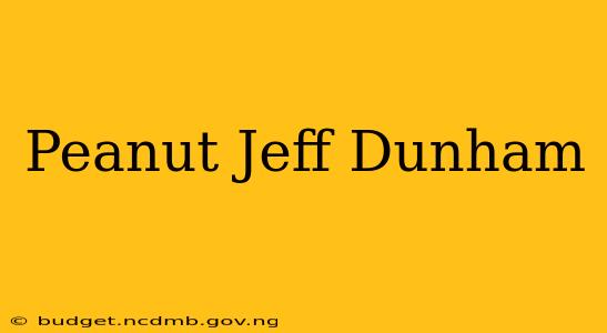 Peanut Jeff Dunham