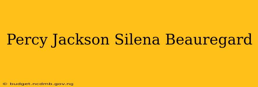 Percy Jackson Silena Beauregard