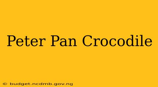 Peter Pan Crocodile