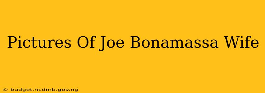 Pictures Of Joe Bonamassa Wife