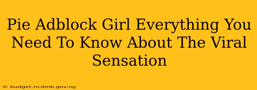 Pie Adblock Girl Everything You Need To Know About The Viral Sensation