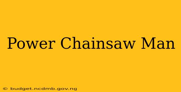 Power Chainsaw Man