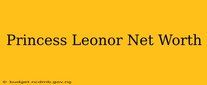 Princess Leonor Net Worth