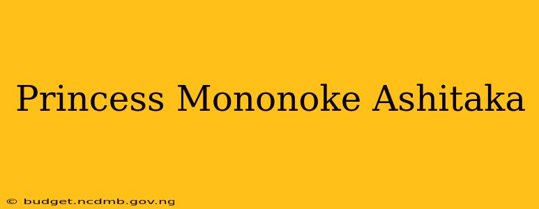 Princess Mononoke Ashitaka