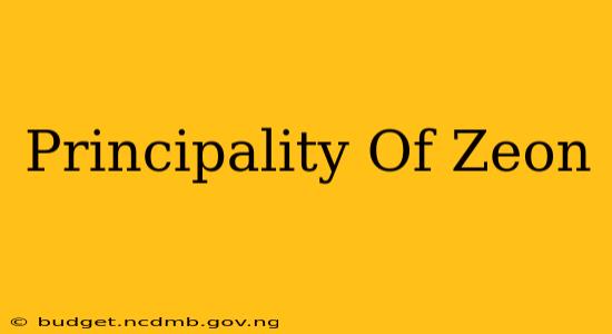 Principality Of Zeon