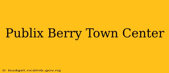 Publix Berry Town Center
