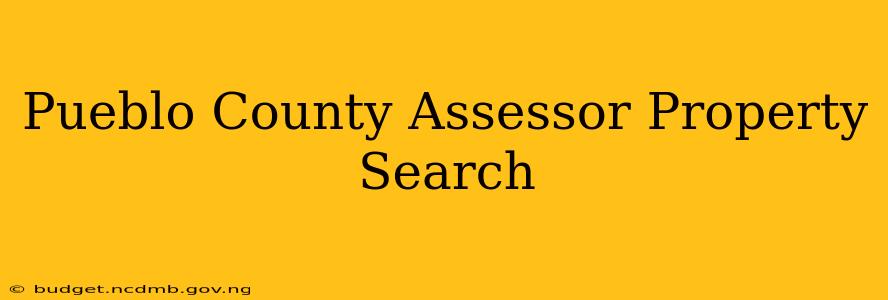 Pueblo County Assessor Property Search